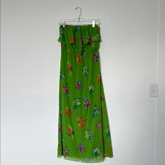 Old Navy | Dresses | Old Navy Green Floral Maxi Dress Size Large | Poshmark